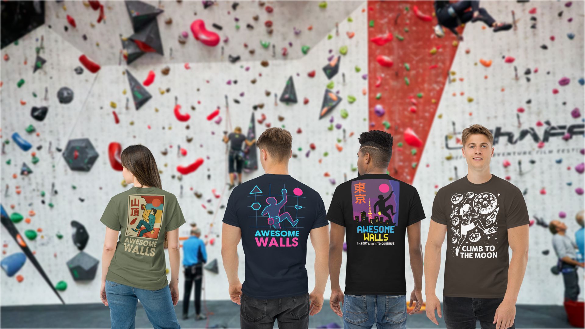 Awesome Walls T‑shirts